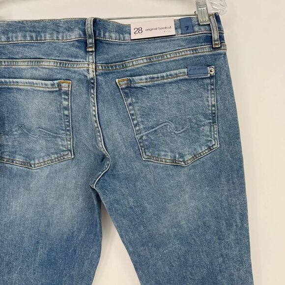 7 for all mankind Women's Jeans Original Bootcut Size 28 - Picture 6 of 13